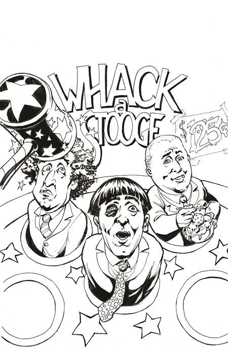Three Stooges Am: 10th Anniversary #1 - Greg LaRocque B&W Century Limited Edition Variant (Closed)