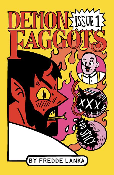 🔞 Demon Faggots #1 - Fredrik Lanka Main Cover (Closed)
