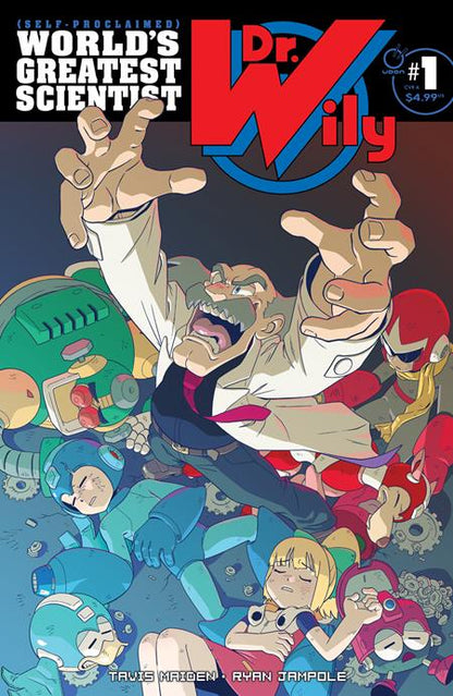 (Self-Proclaimed) World's Greatest Scientist: Dr Wily #1 - Ryan Jampole Main Cover (Closed)