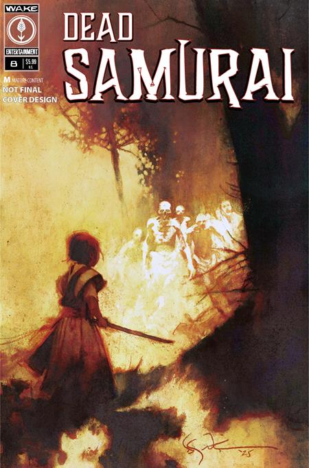 🔞 Dead Samurai #8 - Bill Sienkiewicz Main Cover (Closed)
