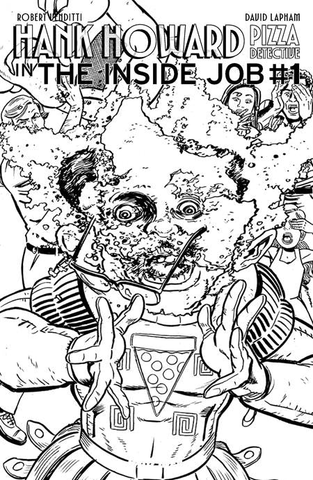 Hank Howard, Pizza Detective: The Inside Job #1 - David Lapham Cronenberg Homage Variant (Closed)