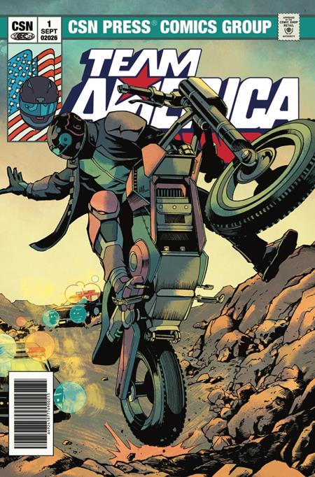Team America Racing: Full Throttle Edition #1 - Javier Saltares Variant (Closed)