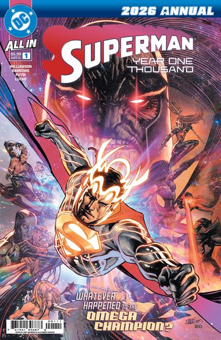 Superman Annual: Year One Thousand #1 - DC K.o. - Eddy Barrows Main Cover (Closed) R2630