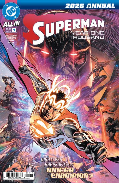 Superman Annual: Year One Thousand #1 - DC K.o. - Eddy Barrows Main Cover (Closed) R2630