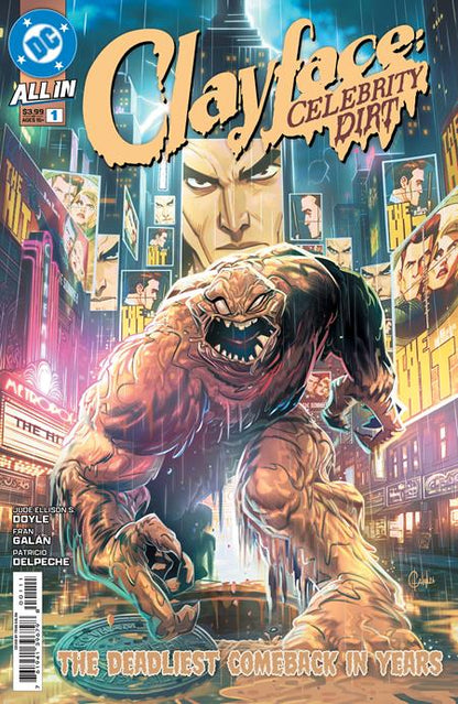 Clayface: Celebrity Dirt #1 - Fran Galan Main Cover (Closed)