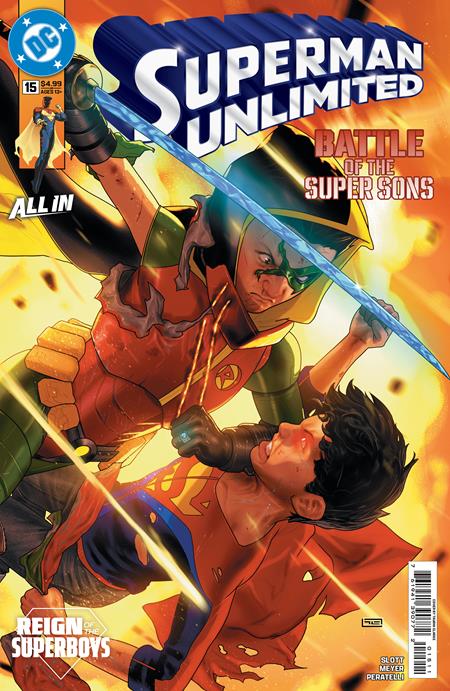 Superman: Unlimited #15 - Reign of the Superboys - Taurin Clarke Main Cover (Released) R2628