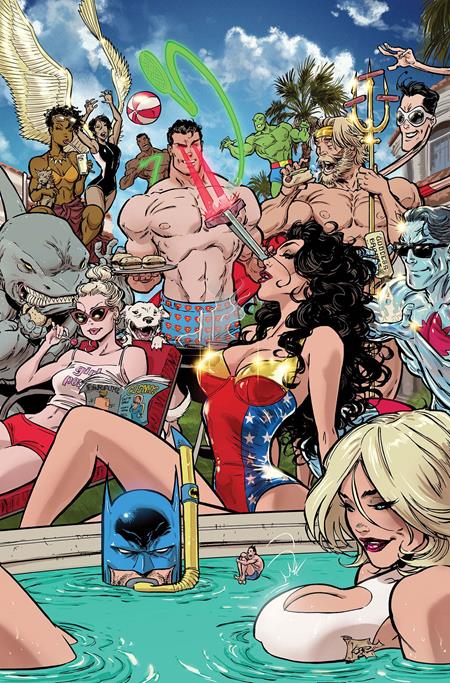 Justice League: Unlimited #21 - Kaare Andrews Swimsuit Variant (Pre-Sale) C26-P29