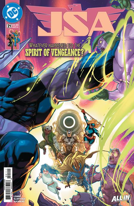 JSA #21 - Pete Woods Main Cover (Closed)