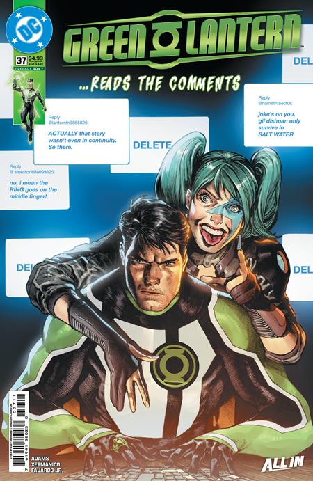 Green Lantern #37 - Legacy #604 - Eddy Barrows Main Cover (Closed) P29