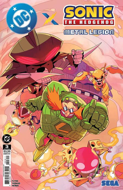 DC x Sonic the Hedgehog: The Metal Legion #3 - Pablo M. Collar Main Cover (Released)
