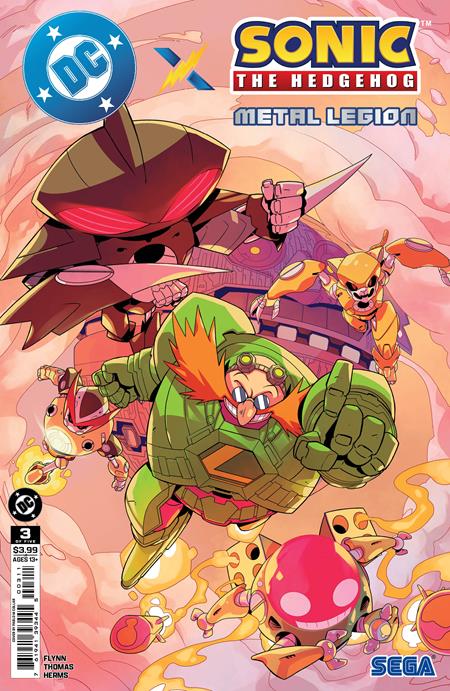 DC x Sonic the Hedgehog: The Metal Legion #3 - Pablo M. Collar Main Cover (Closed)