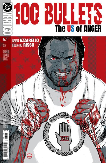 100 Bullets: The US of Anger #1 - DC Vertigo - Dave Johnson Main Cover (Closed)