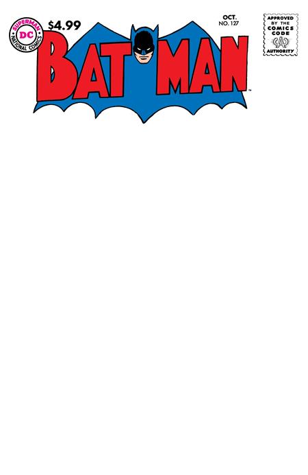 Batman #127 - Facsimile 2026 - Blank Sketch Variant (Closed)