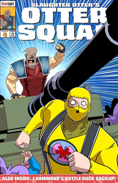 Otter Squad #4 - Matt Rodgers Tanks for Everything Main Cover (Closed)
