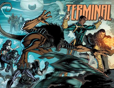 🔞 Terminal #1 - Robert Kirkman - Kubert, McCaig Connecting Wraparound Chromium (1) Variant (Closed)
