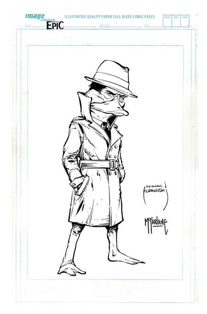 Something Epic #13 - Kudranski, McFarlane Line Art Variant (Closed)
