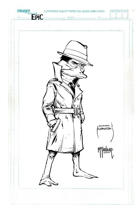 Something Epic #13 - Kudranski, McFarlane Line Art Variant (Pre-Sale) C25-P28