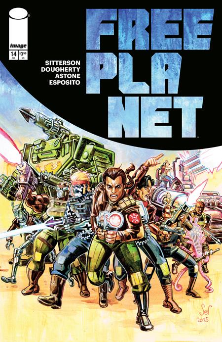 Free Planet #14 - Jed Dougherty Main Cover (Pre-Sale) C24-P27