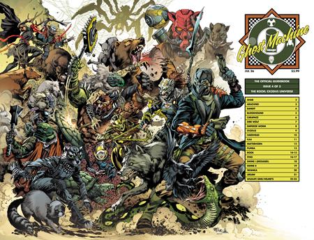 Ghost Machine: Official Guidebook #4 - Reis, Miki, Anderson Wraparound Variant (Closed)