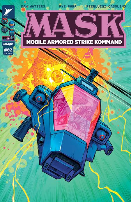 M.A.S.K. #2 - Mask - Energon Universe - Pye Parr Main Cover (Pre-Sale) C23-P26