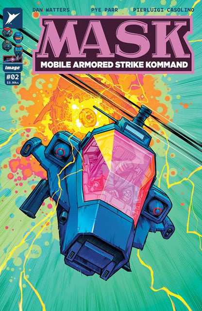 M.A.S.K. #2 - Mask - Energon Universe - Pye Parr Main Cover (Pre-Sale) C23-P26