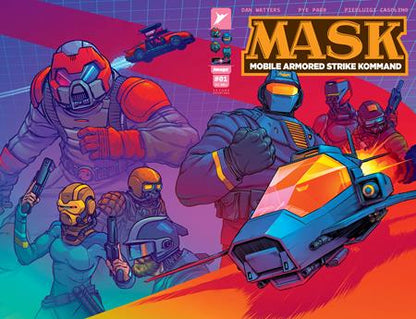 M.A.S.K. #1 - Mask - Energon Universe - Pye Parr 2nd Printing Wraparound Variant (Pre-Sale) C24-P27