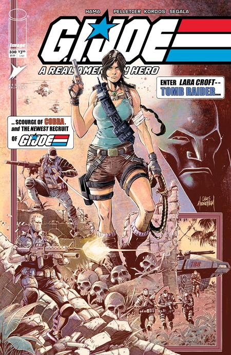 Gi Joe: A Real American Hero #330 (VF/NM) - Chris Mooneyham Tomb Raider 2nd Printing (Released) R2632
