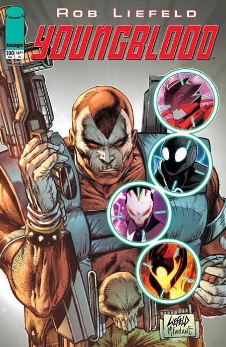 Youngblood #6 - Legacy #100 (VF/NM) - Rob Liefeld Massive-Verse 3rd Printing (Released) R2631