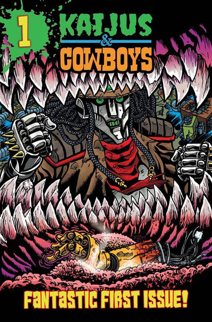 Kaijus & Cowboys #1 - Frankie B Washington Main Cover (Closed)