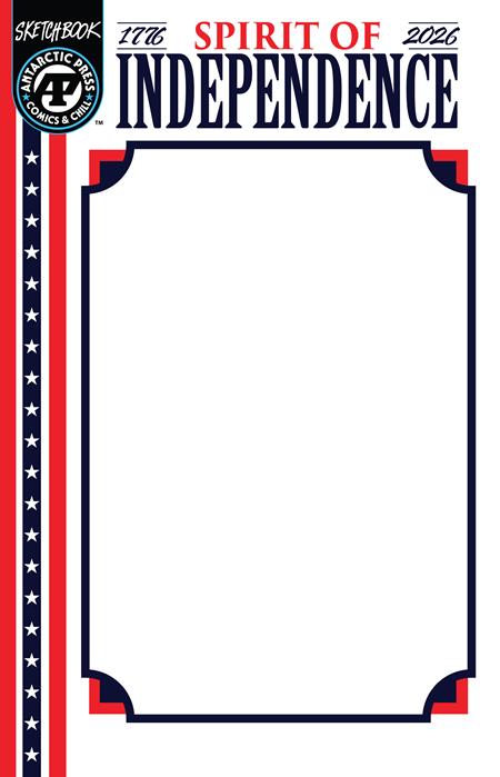 Spirit of Independence - Sketchbook - Blank Sketch Main Cover (Closed)