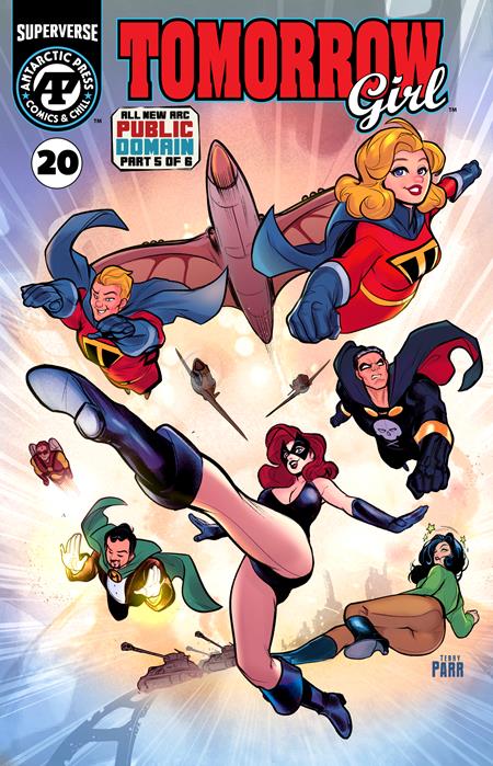 Tomorrow Girl #20 - Superverse - Terry Parr Main Cover (Closed)