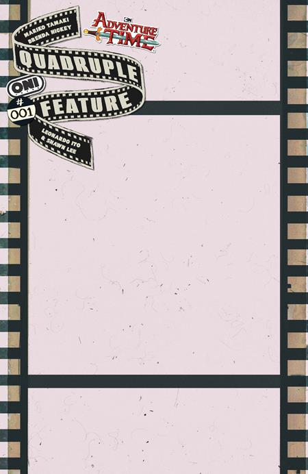 Adventure Time: Quadruple Feature #1 - Blank Sketch Celluloid Variant (Closed)