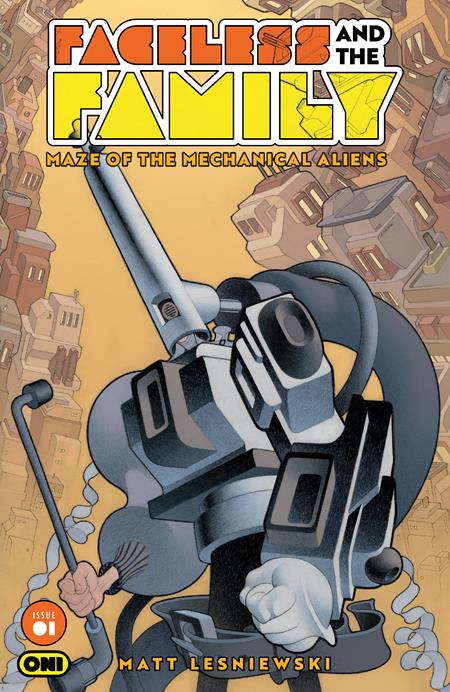 Faceless & the Family: Maze of the Mechanical Aliens #1 - Matt Lesniewski Main Cover (Closed)