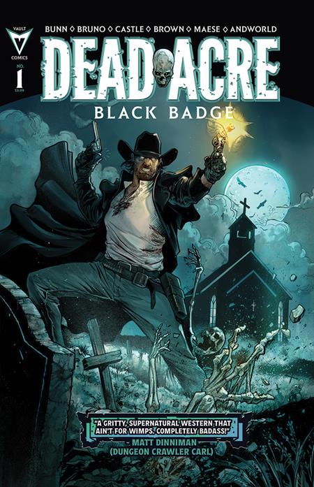 Dead Acre: Black Badge #1 - Riley Brown Main Cover (Closed)