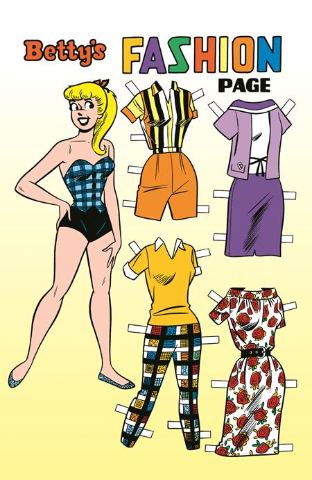 Betty & Veronica: Fashion Pages - Archie - Dan DeCarlo Betty Pin-Up Silver Foil Variant (Closed) R2635