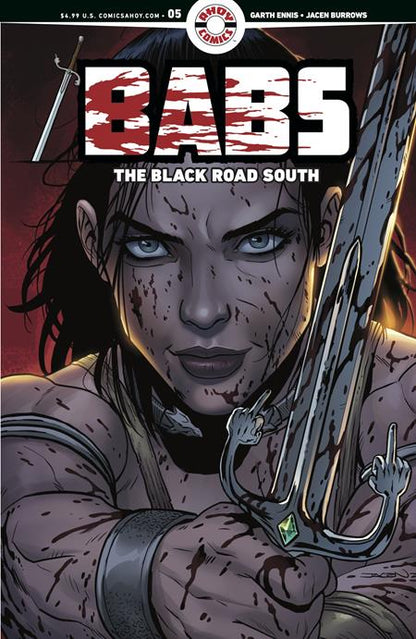 🔞 Babs: The Black Road South #5 - Jacen Burrows Main Cvr (Closed) C33-P37