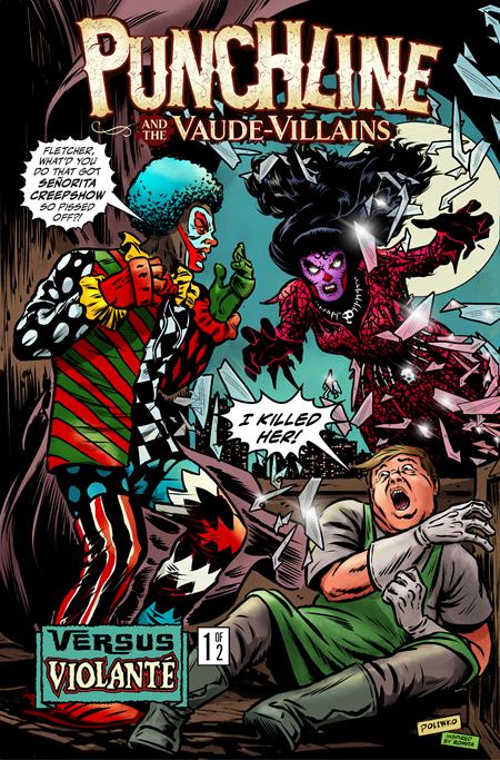 Punchline & the Vaude-Villains vs Violante #1 - Nik Poliwko Variant (Closed) P31