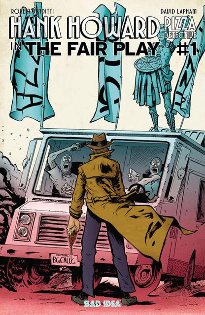 Hank Howard: Pizza Detective - Fair Play #1 - Bad Idea - Jake Baker Variant (Closed) R2631