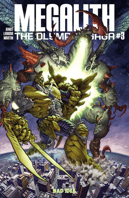 Olympus Saga: Megalith #3 - Bad Idea - Lewis LaRosa Main Cover (Closed) R2633