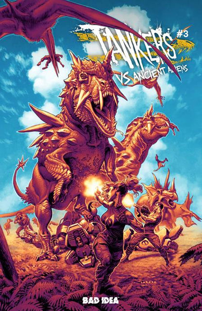 Tankers vs Ancient Aliens #3 - Bad Idea - Lewis LaRosa Variant (Closed) R2633