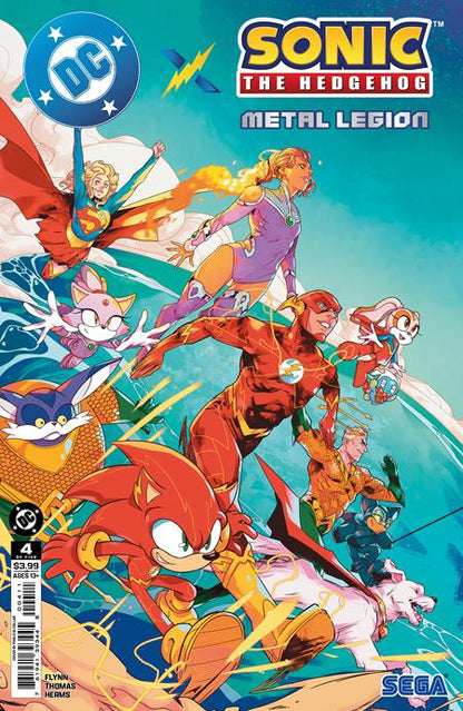 DC x Sonic the Hedgehog: Metal Legion #4 (VF/NM) - Pablo M Collar Main Cover (Released) R2631