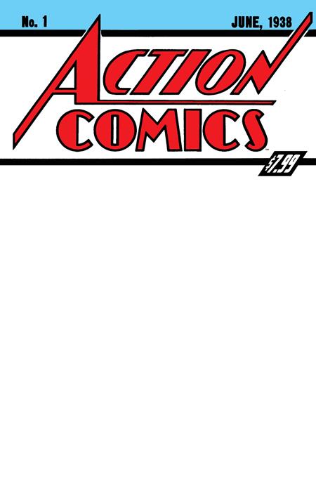 Action Comics #1 - Blank Sketch Facsimile 2026 (Closed) R2635