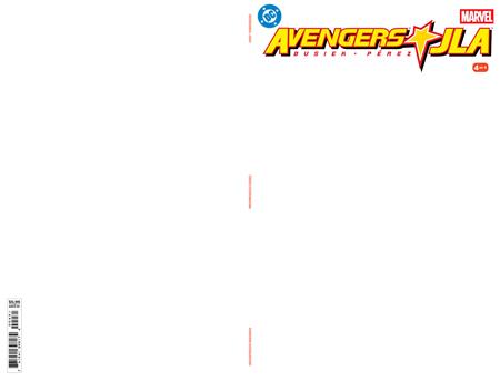 Avengers / JLA #4 (VF+) - Blank Sketch Facsimile 2026 (Released) R2634