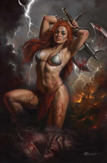 Red Sonja: She Devil with a Sword #4 - Lucio Parrillo Premium Metal Variant (Closed) R2633
