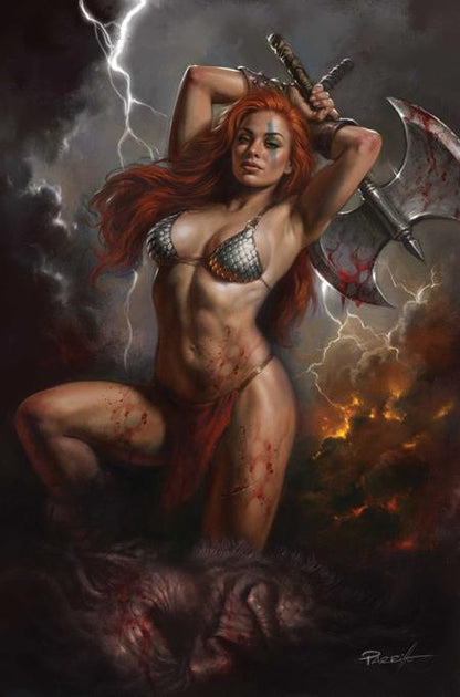 Red Sonja: She Devil with a Sword #4 - Lucio Parrillo Premium Metal Variant (Closed) R2633