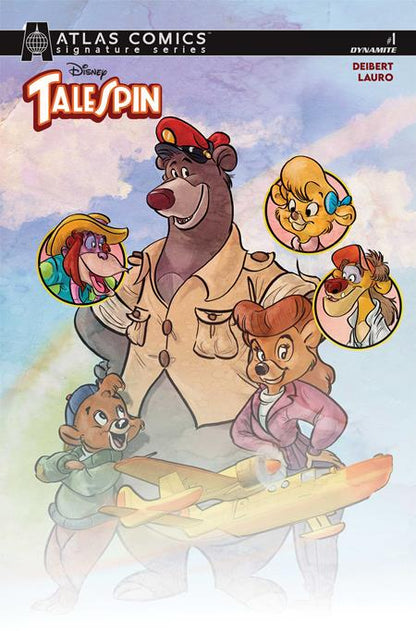 Disney: Talespin #1 - Dynamite - Cat Staggs Atlas Edition Signed by Amanda Deibert & Cat Staggs (Closed) R2635