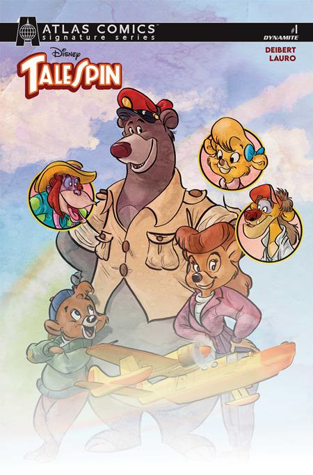 Disney: Talespin #1 - Dynamite - Cat Staggs Atlas Edition Signed by Amanda Deibert & Cat Staggs (Closed) R2635