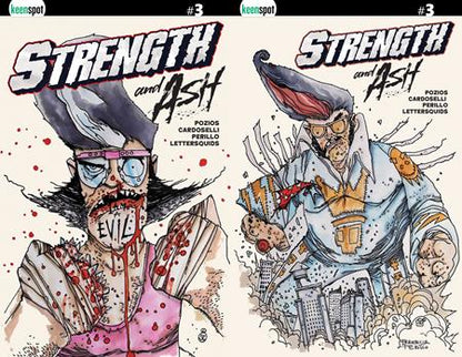 Strength & Ash #3 - Keenspot - Cardoselli, Perillo Holofoil Flip Variant (Closed) R2633