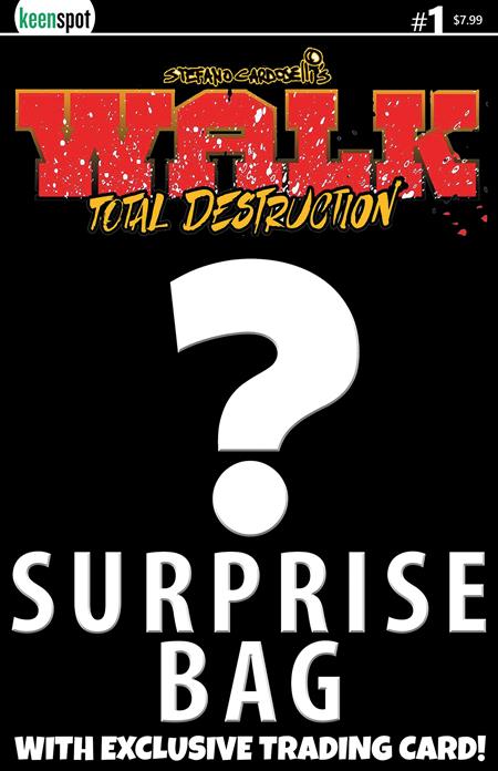 Walk: Total Destruction #1 - Keenspot - Stefano Cardoselli Bagged w/ Trading Card Variant (Closed) R2635