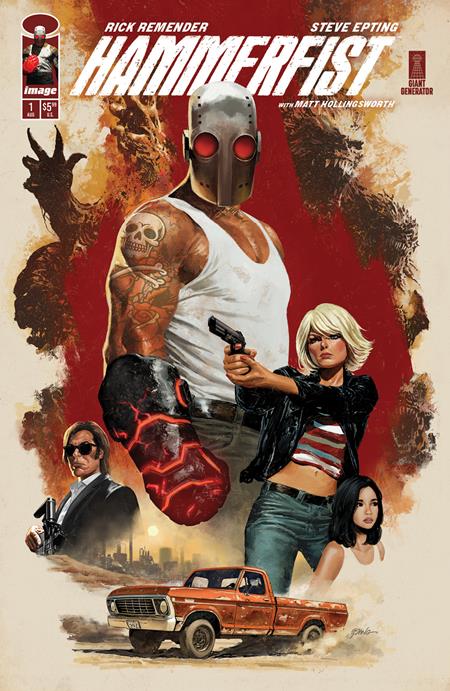 🔞 Hammerfist #1 - Image - Rick Remender - Steve Epting Main Cover (Closed) R2635